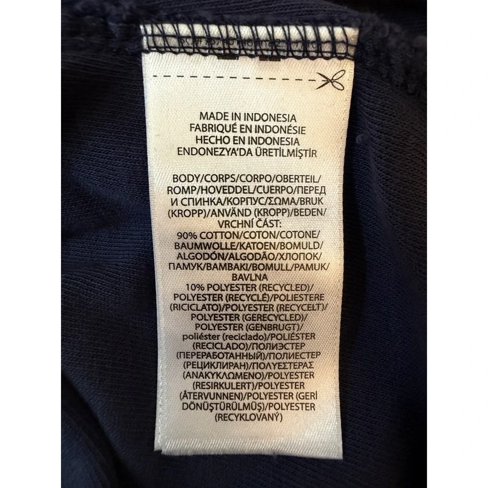 Polo Ralph Lauren Men's 4XB Navy Velour Polo Shirt Pony Logo Pocket Big & Tall